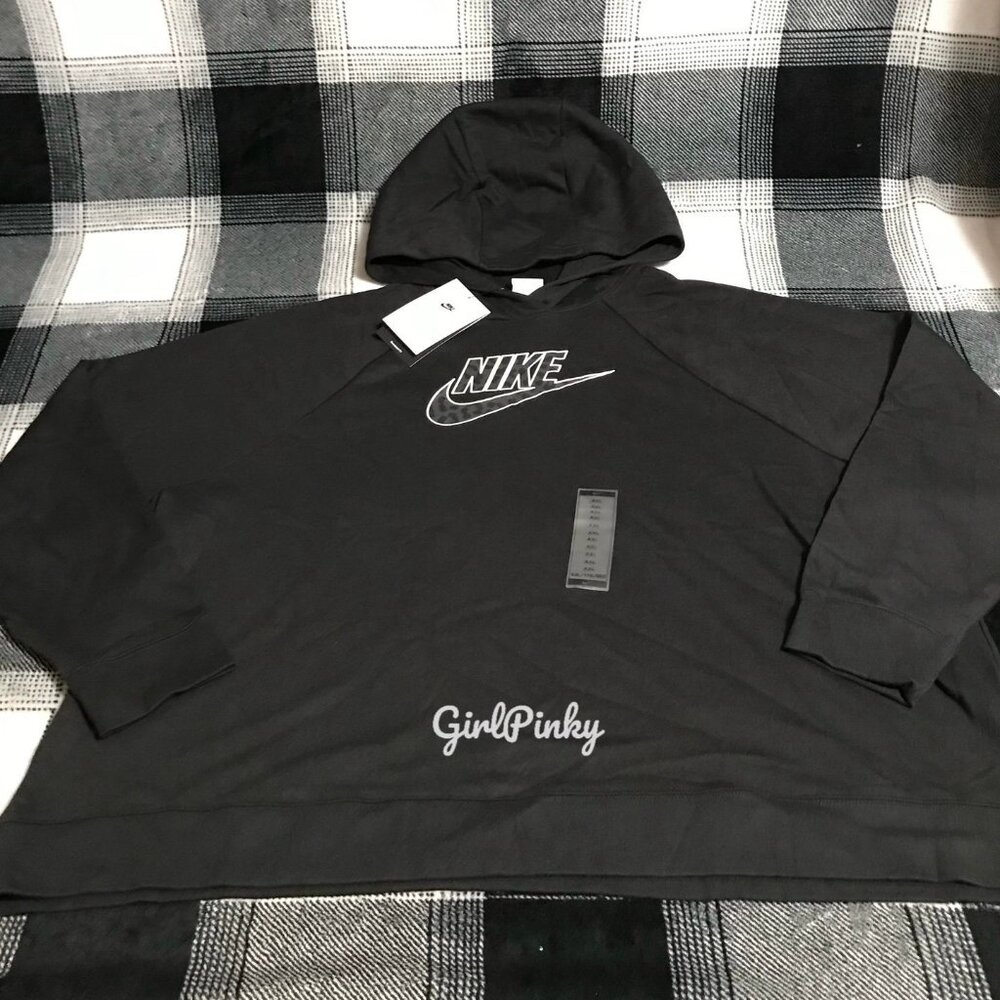 Nike pullover hoodie WITH LEOPARD PRINT LOGO